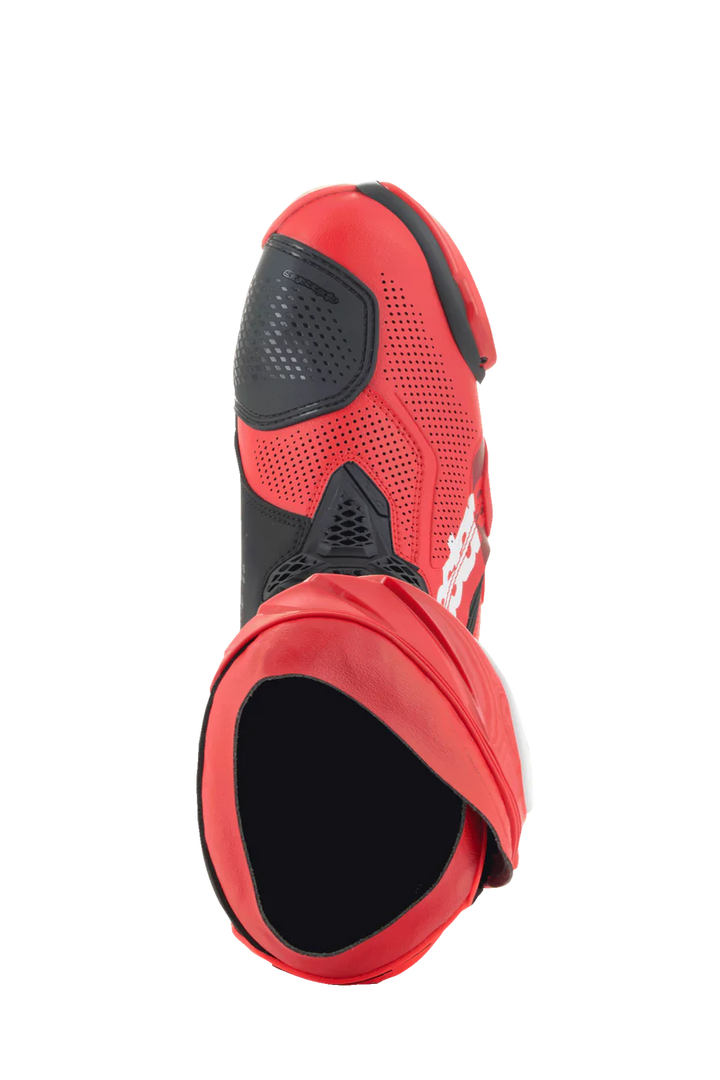 Alpinestars Supertech R Vented Boots - Bright Red/Red Fluo