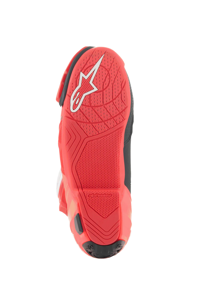 Alpinestars Supertech R Vented Boots - Bright Red/Red Fluo