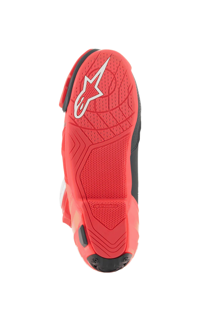 Alpinestars Supertech R Vented Boots - Bright Red/Red Fluo