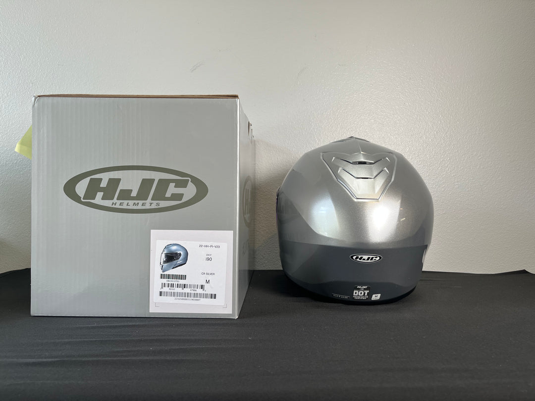 HJC i90 Modular Helmet - Silver - Size Medium - OPEN BOX
