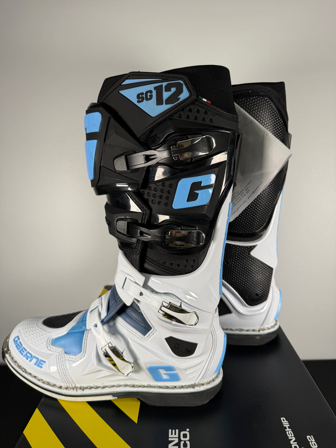 Gaerne SG-12 Boots - LE Carolina Blue - Size EU 47 / US 12 - OPEN BOX