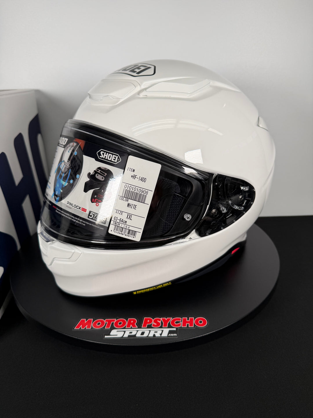 Shoei RF-1400 Helmet - White - Size XXL - USED / OPEN BOX