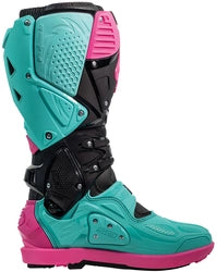 SIDI CROSSFIRE 3 SRS OFF-ROAD BOOTS - BLACK/MINT/PINK