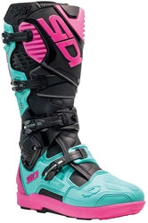 SIDI CROSSFIRE 3 SRS OFF-ROAD BOOTS - BLACK/MINT/PINK