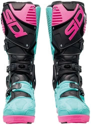 SIDI CROSSFIRE 3 SRS OFF-ROAD BOOTS - BLACK/MINT/PINK