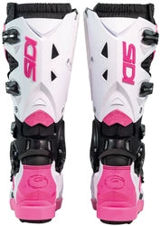 SIDI CROSSFIRE 3 SRS OFF-ROAD BOOTS - BLACK/WHITE/PINK