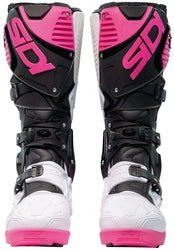 SIDI CROSSFIRE 3 SRS OFF-ROAD BOOTS - BLACK/WHITE/PINK