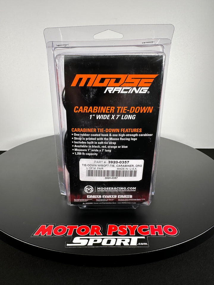 Moose Offroad Carabiner Tie-Down - Orange