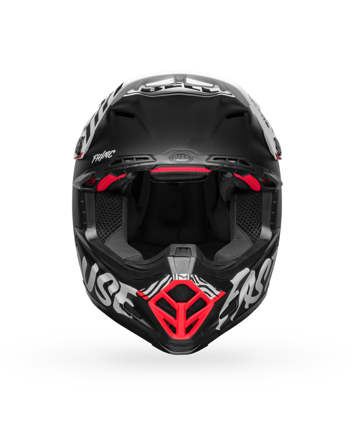 Bell Moto-9S Flex Helmet - Fasthouse Flex Crew Matte Black/White - Size L