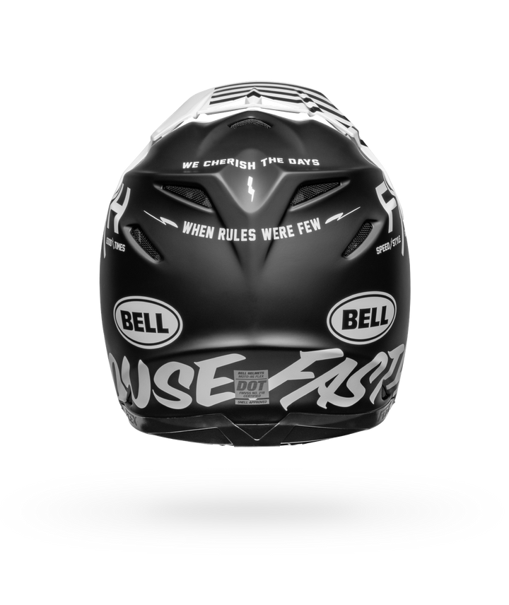 Bell Moto-9S Flex Helmet - Fasthouse Flex Crew Matte Black/White - Size L