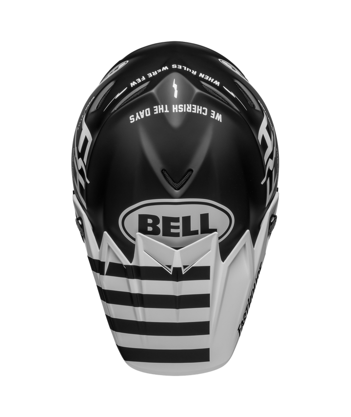 Bell Moto-9S Flex Helmet - Fasthouse Flex Crew Matte Black/White - Size L