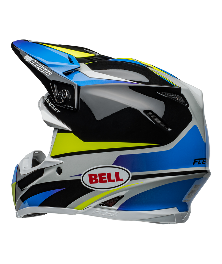 Bell Moto-9S Flex Helmet - Pro Circuit Replica 24 Gloss Black/Blue