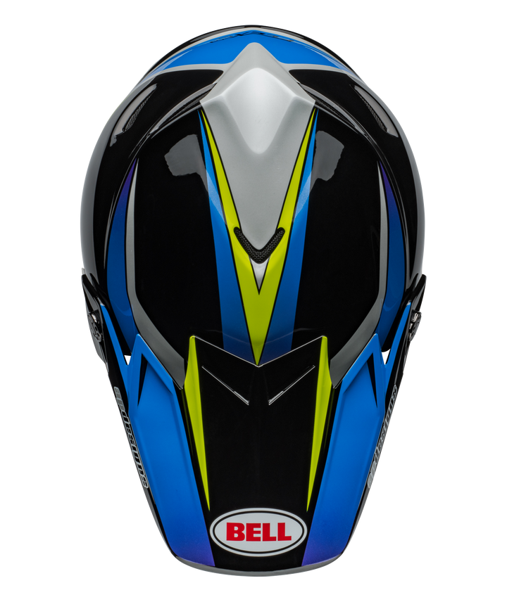 Bell Moto-9S Flex Helmet - Pro Circuit Replica 24 Gloss Black/Blue