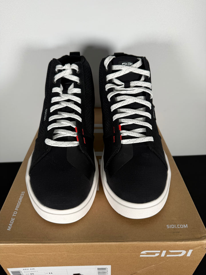 SIDI ARX AIR MESH RIDING SHOW - BLACK/WHITE - Size EU 45 / US 11 - OPEN BOX / FINAL SALE / NO RETURNS