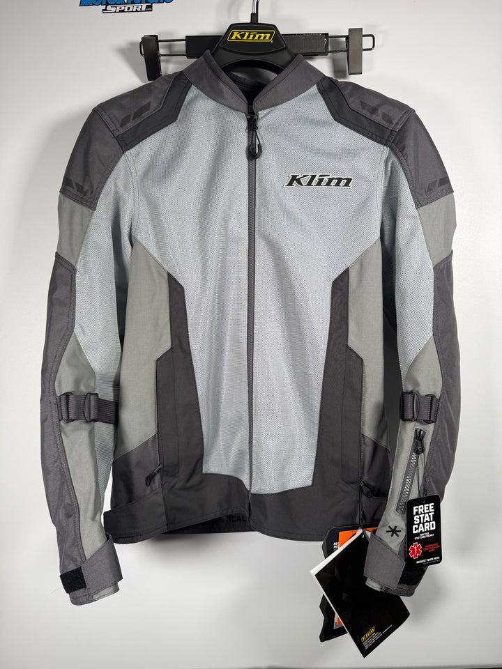 KLIM INDUCTION JACKET - COOL GRAY - Size S - OPEN BOX