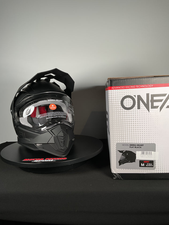 O'Neal  Sierra Helmet Flat Black - Size M - Used Open Box