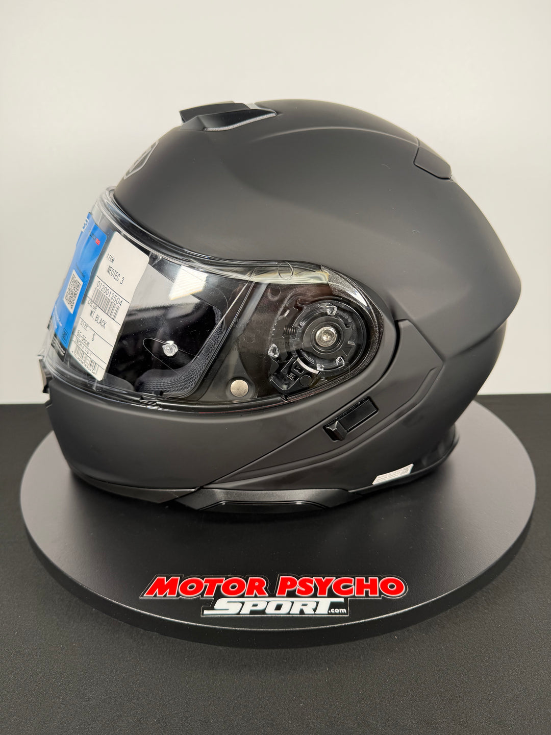 Shoei Neotec 3 Modular Helmet - Matte Black - Size Medium - USED / OPEN BOX - FINAL SALE / NO RETURNS