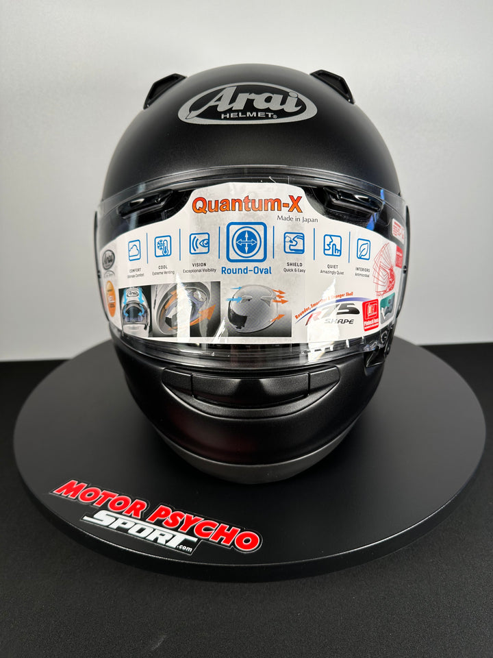 Arai Quantum-X Helmet - Black Frost - Size XL - OPEN BOX