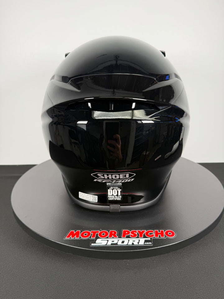 Shoei RF-1400 Helmet - Gloss Black Size MD - USED / LIKE NEW #2 - FINAL SALE NO RETURNS
