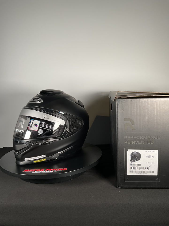 HJC RPHA 71 HELMET - MATTE BLACK - Size M - Used Open Box