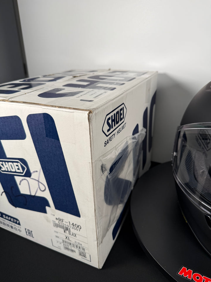 Shoei RF-1400 Helmet - Matte Black - Size XL - USED LIKE NEW