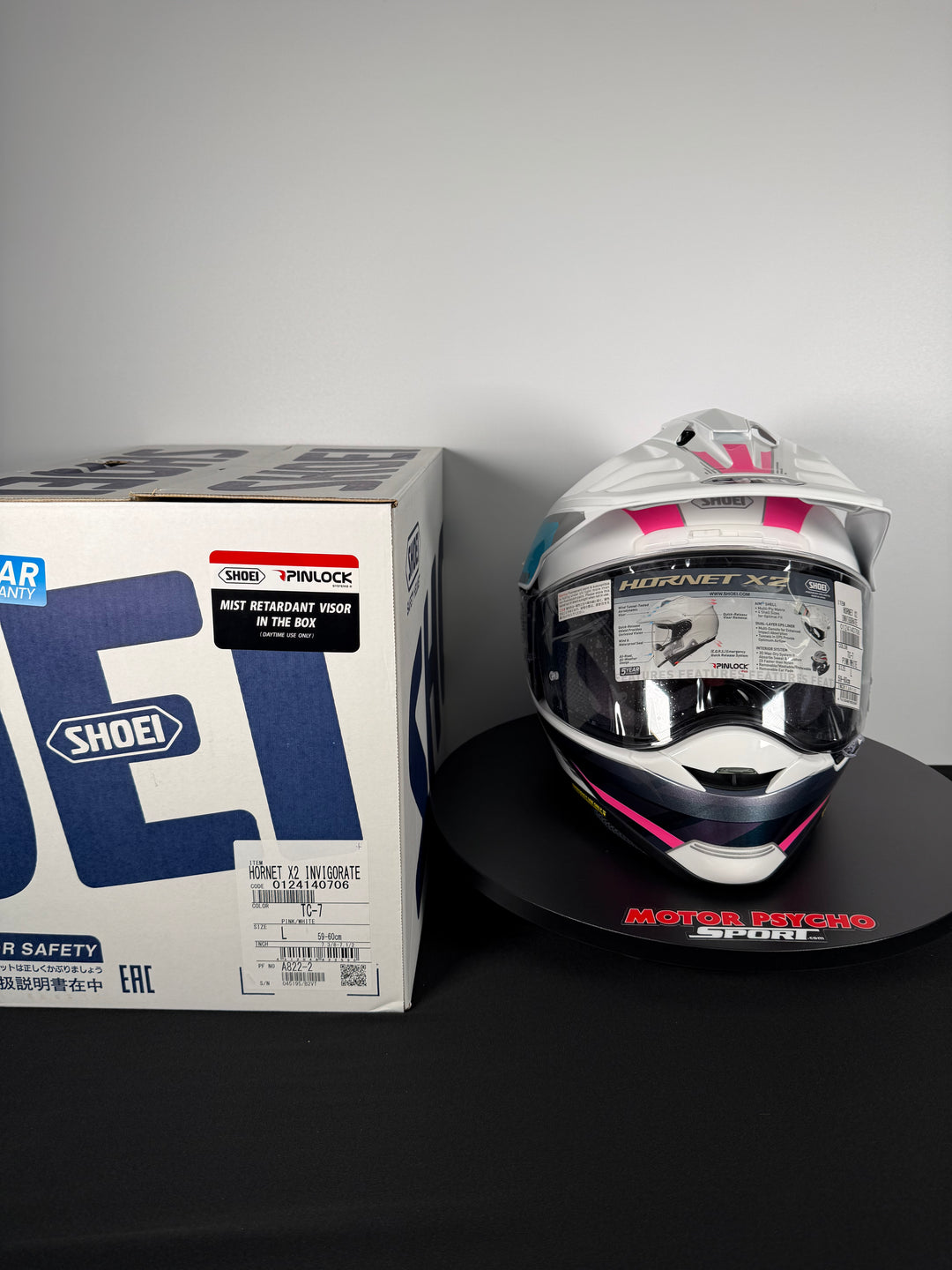 Shoei Hornet X2 Invigorate Adventure Helmet - TC-7 - Size L - USED / OPEN BOX