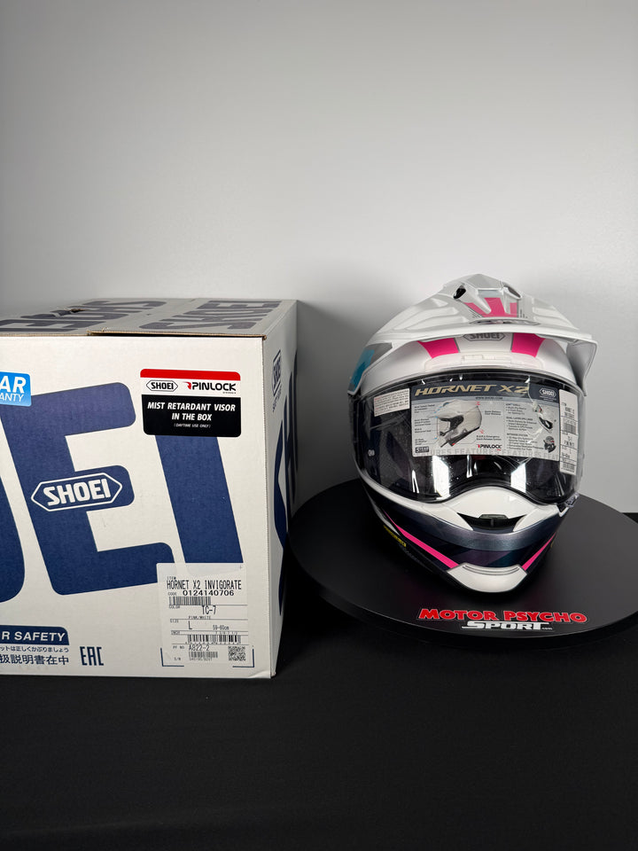 Shoei Hornet X2 Invigorate Adventure Helmet - TC-7 - Size L - USED / OPEN BOX