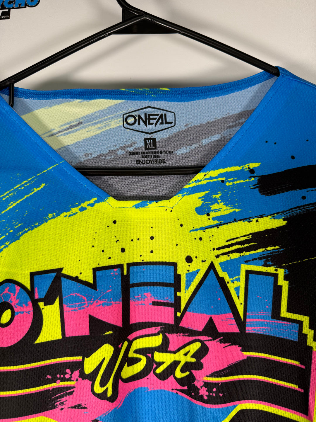 O'Neal Mayhem Reseda Jersey Black/Neon - Size XL - OPEN BOX