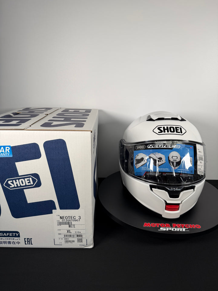 Shoei Neotec 3 Modular Helmet - Gloss White - Size XL - USED / OPEN BOX
