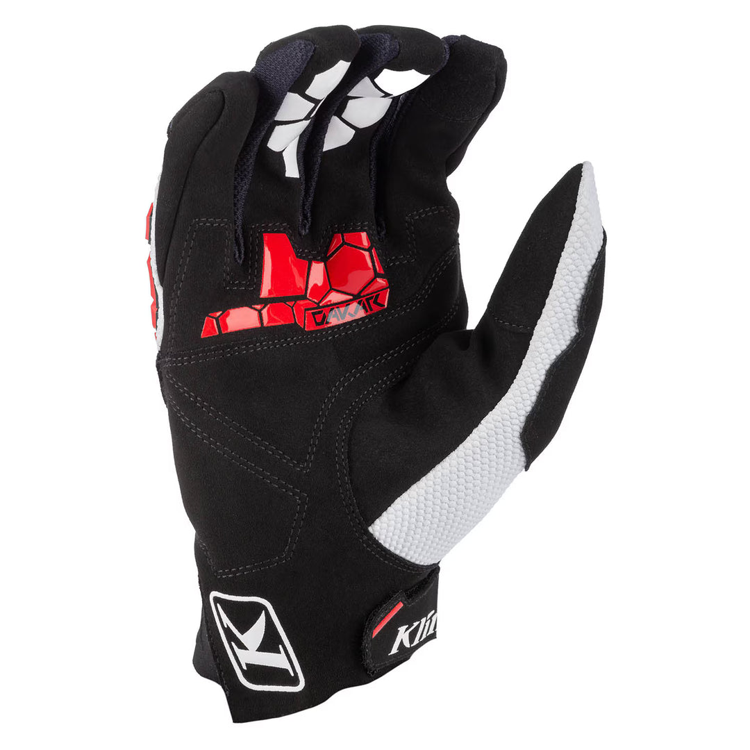KLIM DAKAR GLOVE - WHITE - BLACK