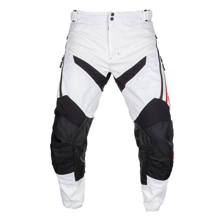 KLIM DAKAR IN-THE-BOOT PANT - WHITE - BLACK