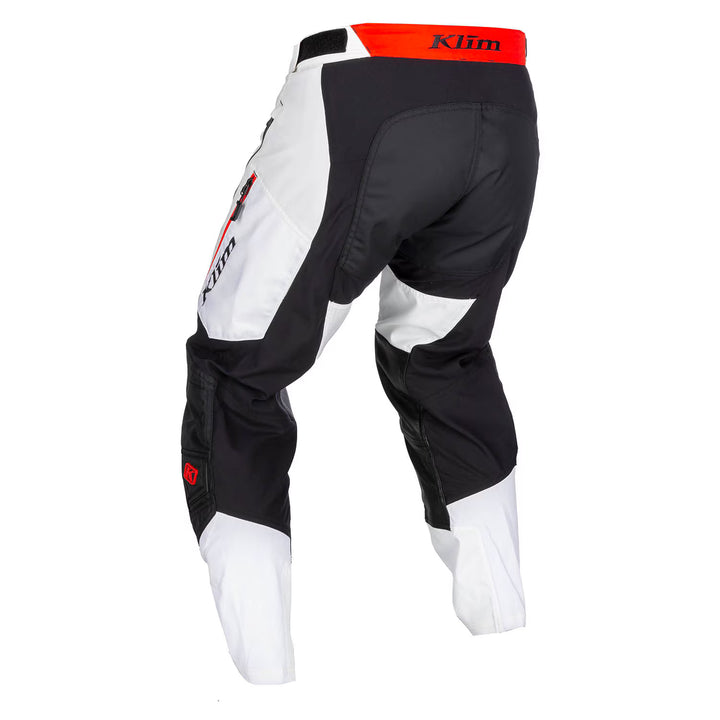 KLIM DAKAR IN-THE-BOOT PANT - WHITE - BLACK