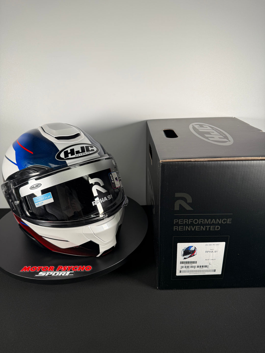HJC RPHA 91 BLAT MODULAR HELMET - MC-21 -Size Large - OPEN BOX