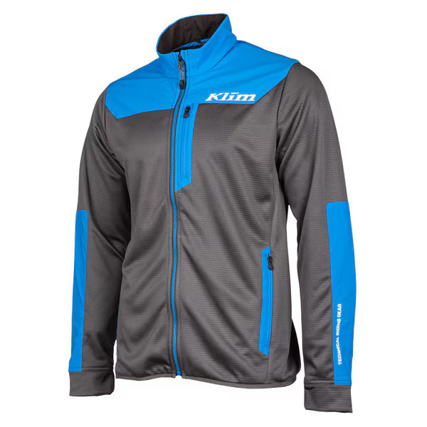 KLIM ALLOY JACKET - ELECTRIC BLUE LEMONADE - ASPHALT