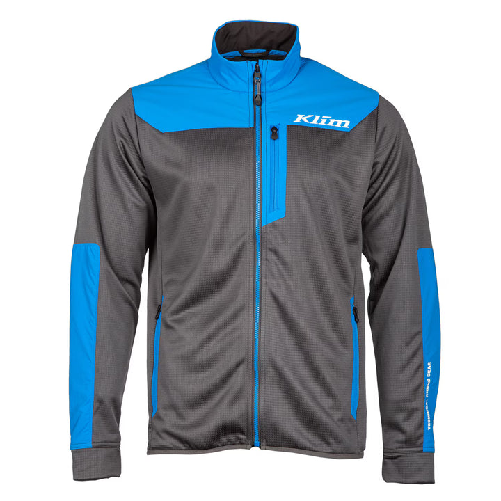 KLIM ALLOY JACKET - ELECTRIC BLUE LEMONADE - ASPHALT