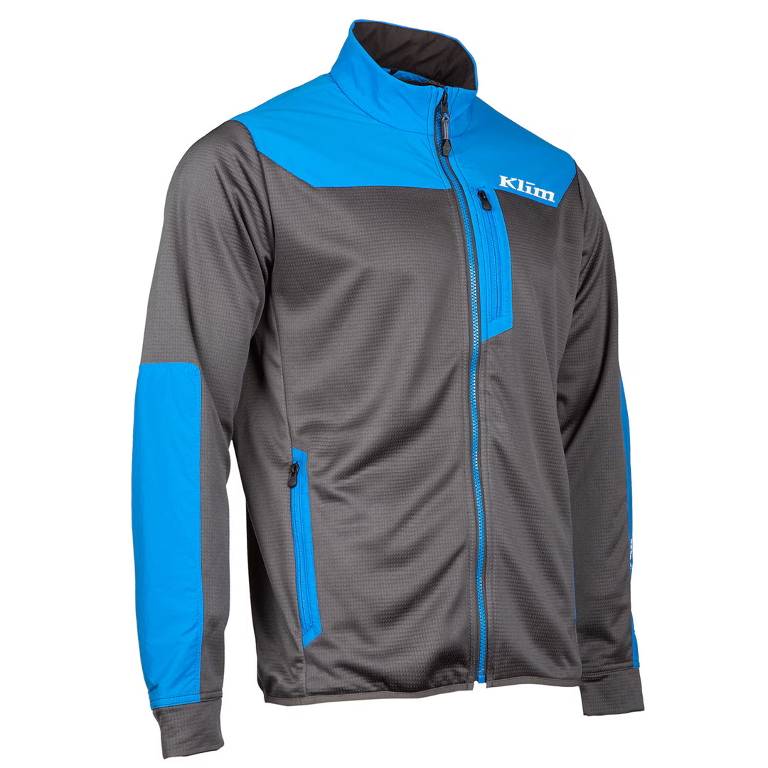 KLIM ALLOY JACKET - ELECTRIC BLUE LEMONADE - ASPHALT
