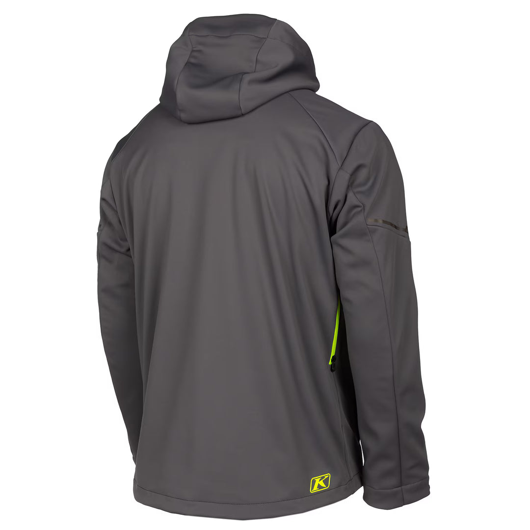 KLIM INVERSION HOODED JACKET - ASPHALT - HI-VIS