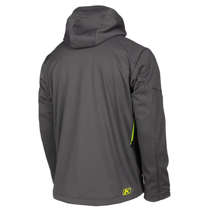 KLIM INVERSION HOODED JACKET - ASPHALT - HI-VIS