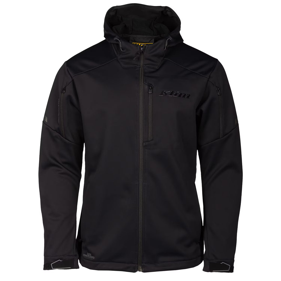KLIM INVERSION HOODED JACKET - BLACK - METALLIC BLACK
