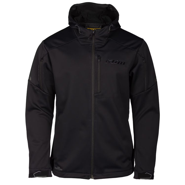 KLIM INVERSION HOODED JACKET - BLACK - METALLIC BLACK
