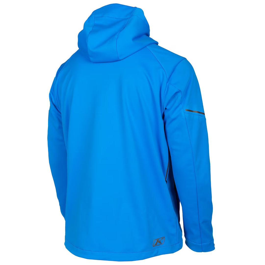 KLIM INVERSION HOODED JACKET - ELECTRIC BLUE LEMONADE - ASPHALT