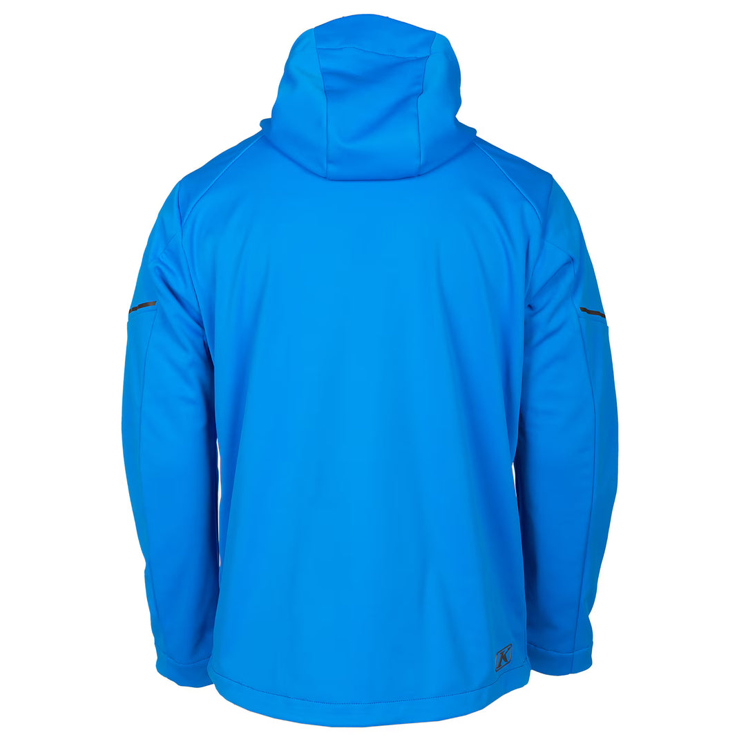 KLIM INVERSION HOODED JACKET - ELECTRIC BLUE LEMONADE - ASPHALT
