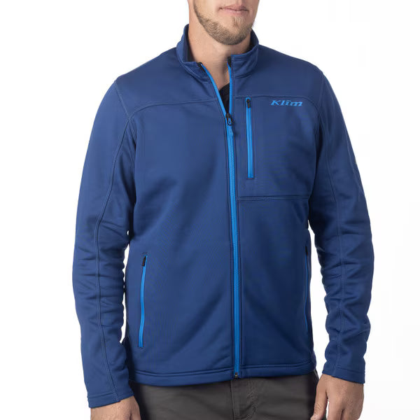 KLIM INFERNO JACKET - NIGHTFALL BLUE - ELECTRIC BLUE LEMONADE