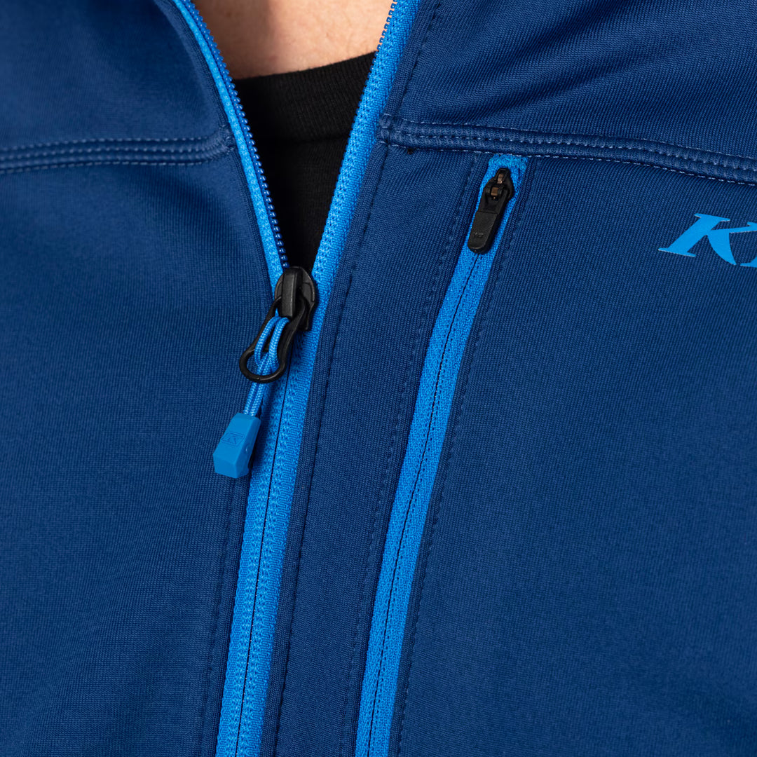 KLIM INFERNO JACKET - NIGHTFALL BLUE - ELECTRIC BLUE LEMONADE