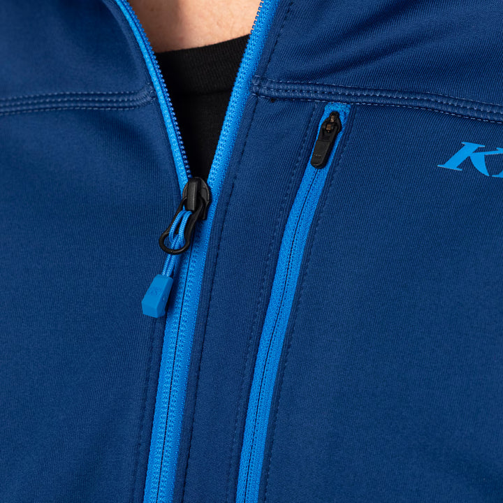 KLIM INFERNO JACKET - NIGHTFALL BLUE - ELECTRIC BLUE LEMONADE