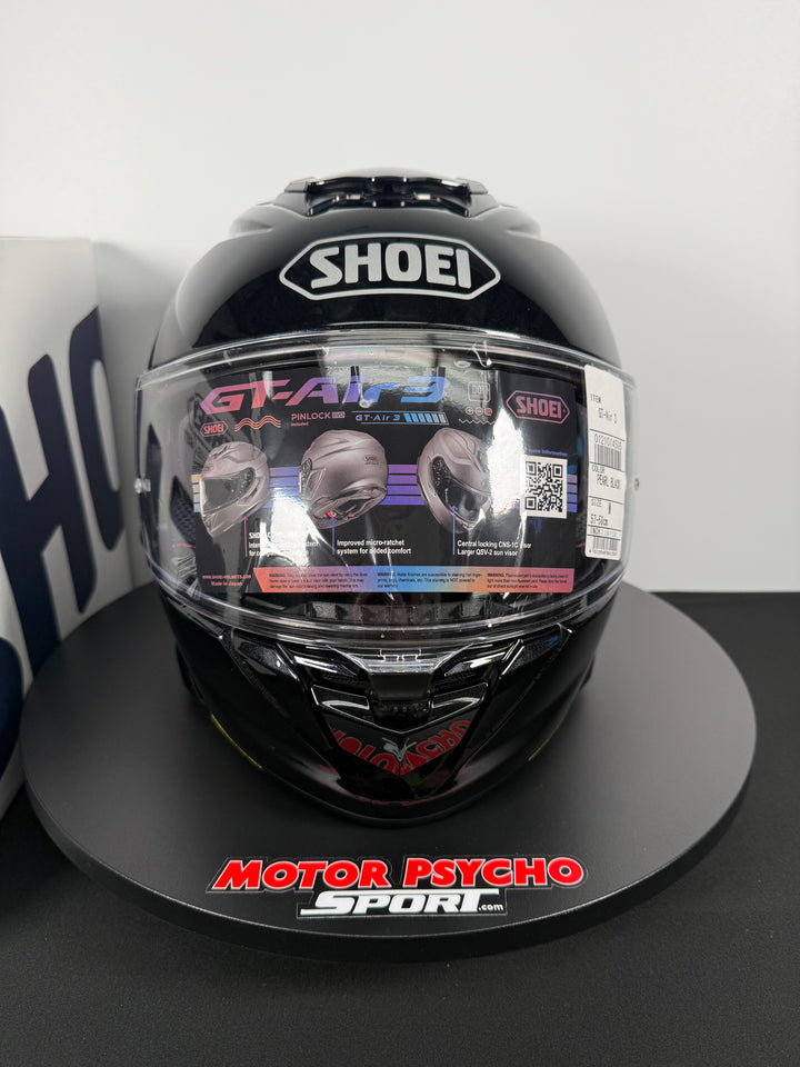 Shoei GT-Air 3 Helmet - Pearl Black - Size Medium - USED / LIKE NEW