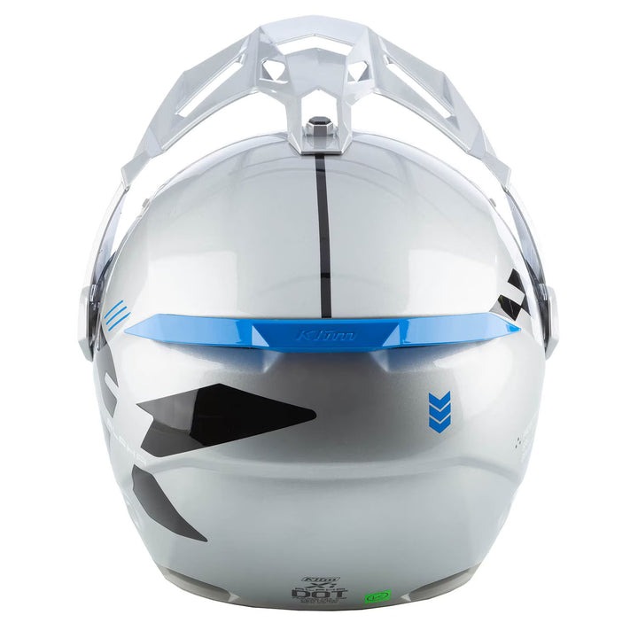 Klim X1 ALPHA HELMET ECE/DOT-GLOSS CONCEPT HIGH-RISE - ELECTRIC BLUE LEMONADE