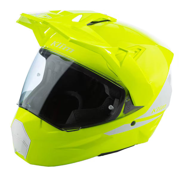 KLIM X1 ALPHA HELMET ECE/DOT-GLOSS HI-VIS - WHITE