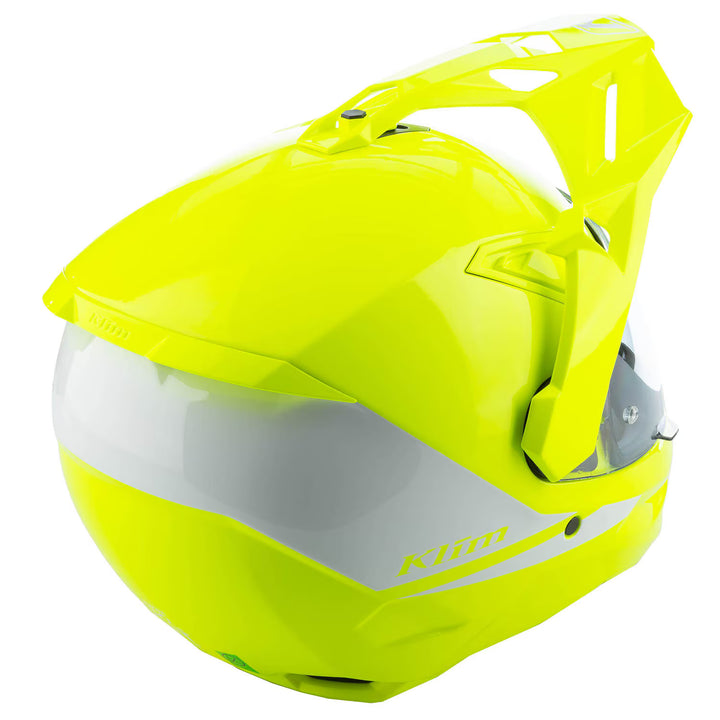 KLIM X1 ALPHA HELMET ECE/DOT-GLOSS HI-VIS - WHITE