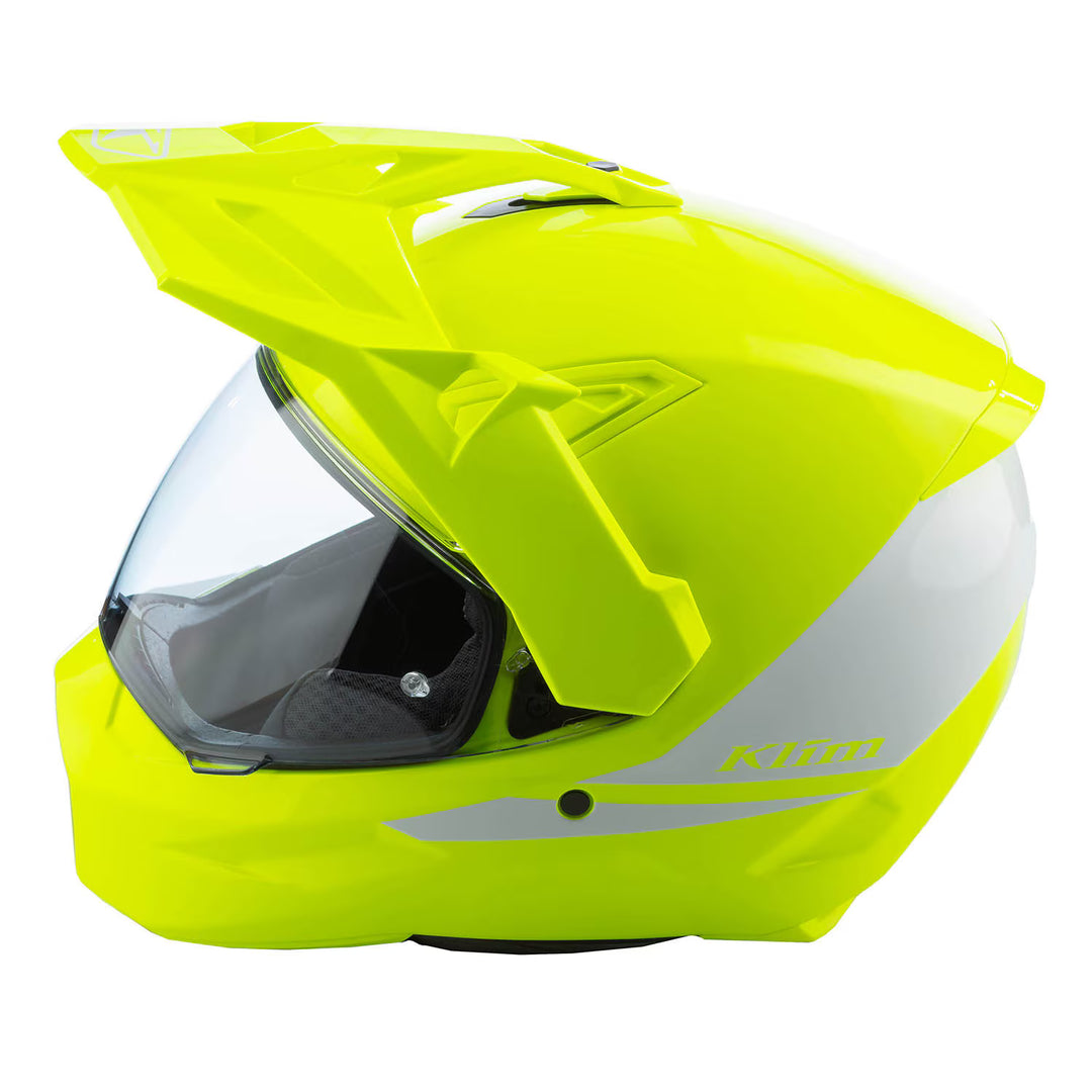 KLIM X1 ALPHA HELMET ECE/DOT-GLOSS HI-VIS - WHITE